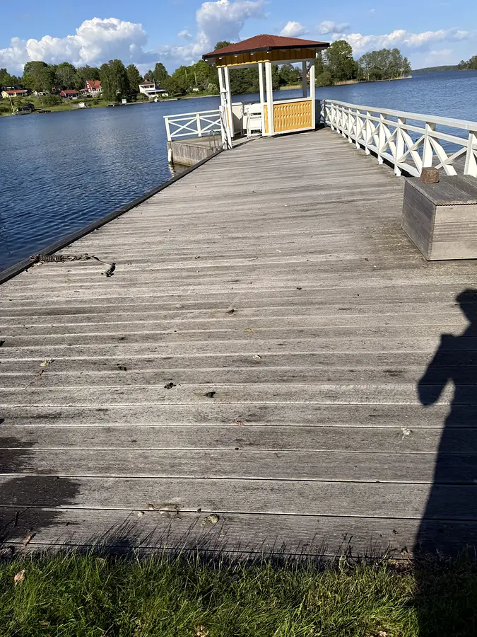 Bryggtvätt och taktvätt vid sjön