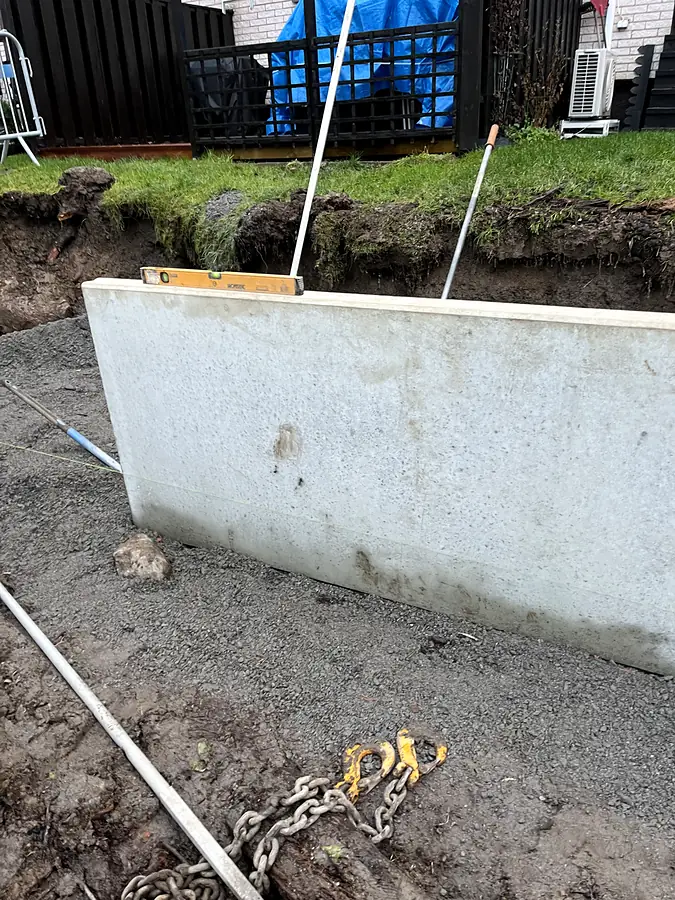 Stödmurar och grundarbete i Eskilstuna och Södermanland detalj