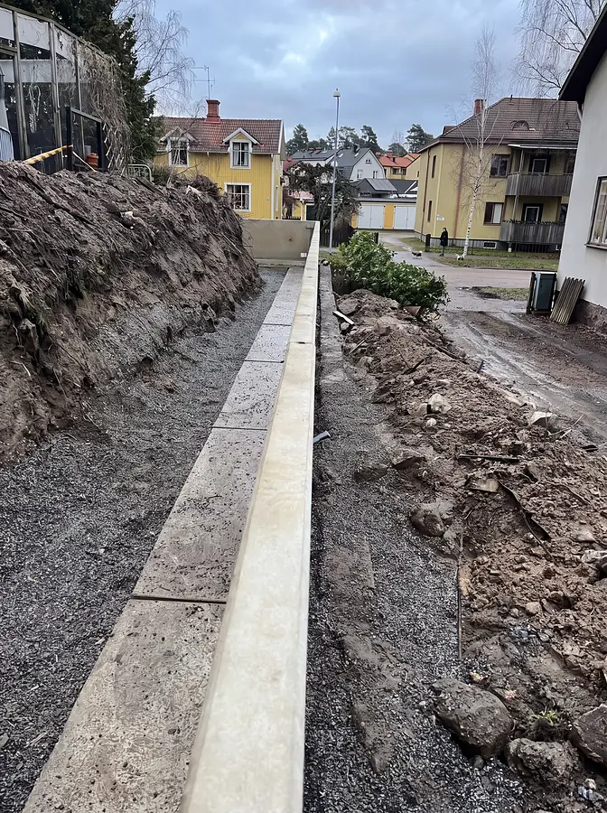 Stödmurar & grundarbete